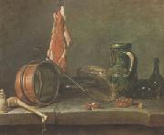 A Lean Diet  With Cooking Utensils (mk05) Jean Baptiste Simeon Chardin